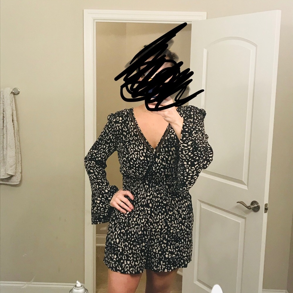 LeLis leopard romper